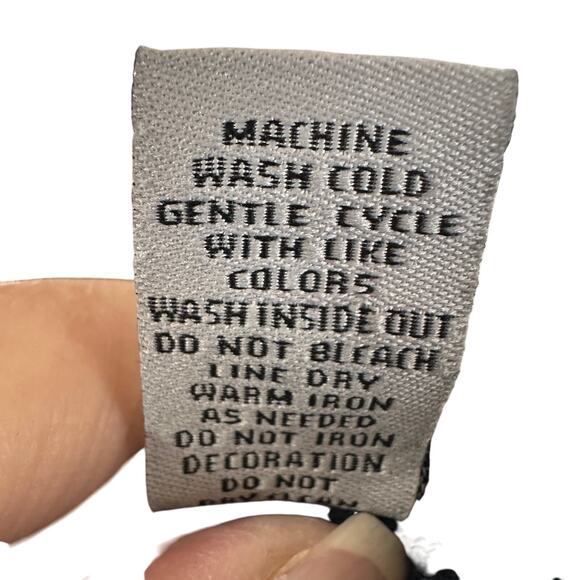 Chico’s Platinum black cropped jeans capris embellished back pockets size 3 - Picture 4 of 7